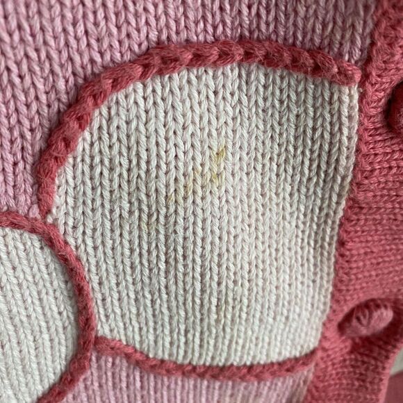 Lilly Pulitzer Sweater Womens Medium Floral Button Cardigan Knit Pullover - Picture 4 of 10